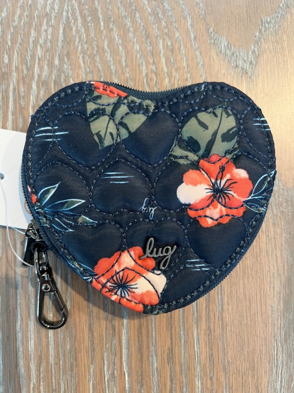 RARE Heart Pouch 🌺ALOHA NAVY🌺